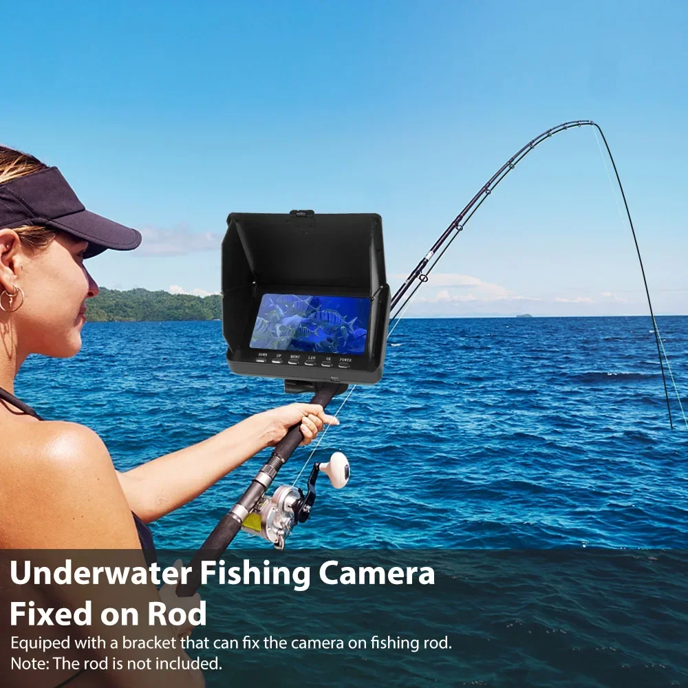 Fishing Camera - 어군탐지기 5.0 인치 LCD 디스플레이 수중