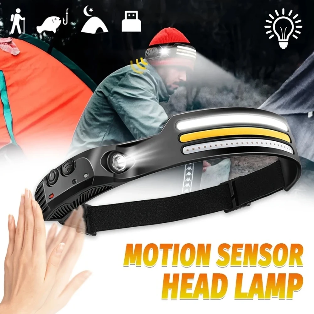 Fish Finder Battery - 충전식 COB LED 유도 전조등 내장