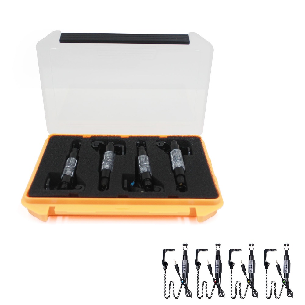 Bite Alarm - 4PCS LED 조명 낚시 바이트 알람