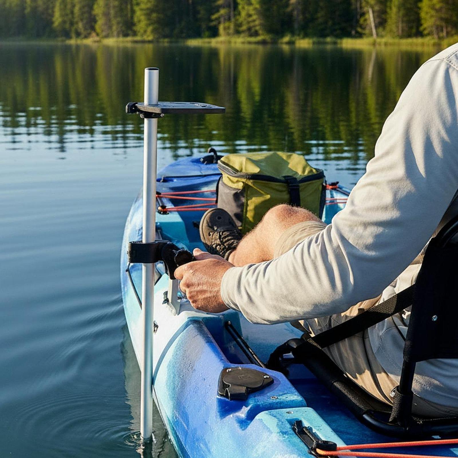 보트 카약 스피어피싱 장비용 알루미늄 합금 내구성 브래 - Fish Finder Mount 리뷰 및 가격