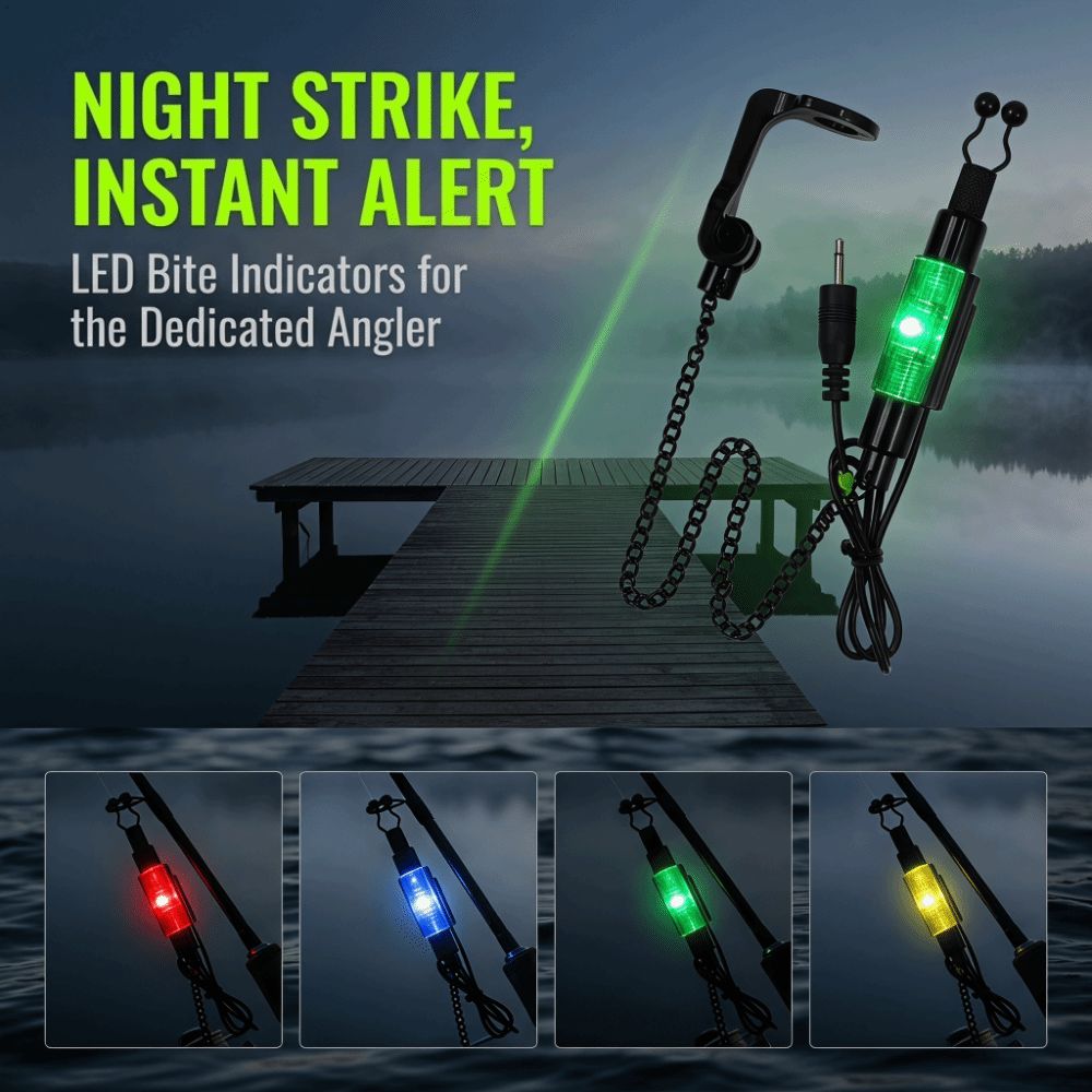 4PCS LED 조명 낚시 바이트 알람 행거 민감한 2 - Bite Alarm 리뷰 및 가격